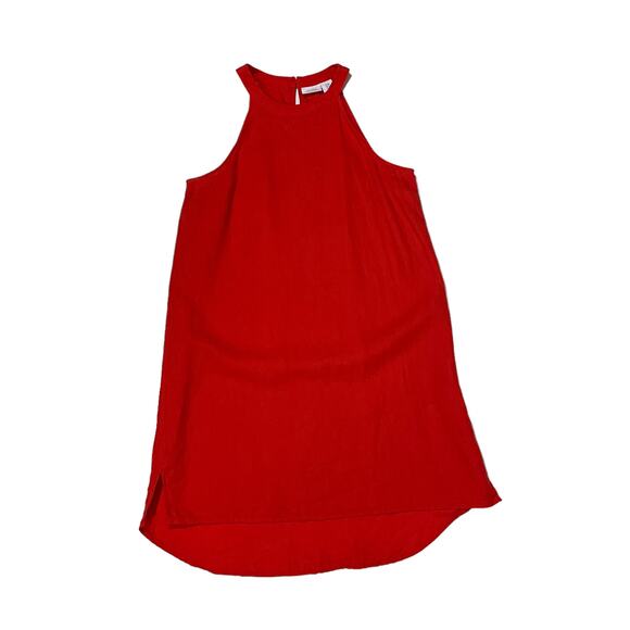 Sigrid Olsen 100% Linen Dress - Red Orange - Medium - Picture 7 of 12